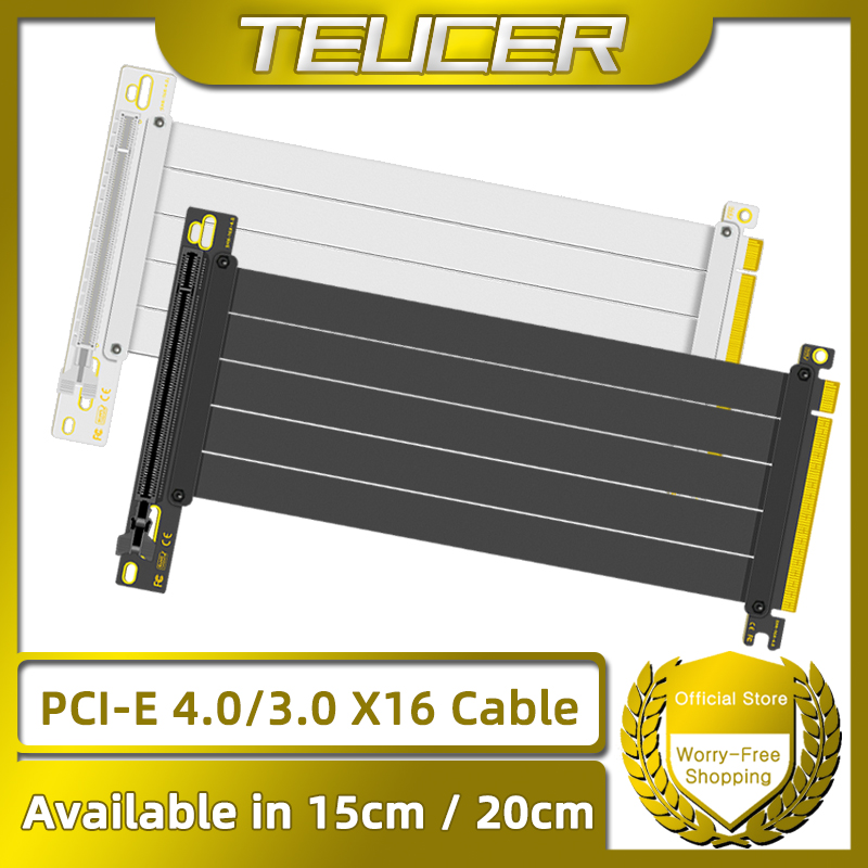 Pcie Extension Cable - TEUCER PCI-E 4.0 X16 라이저 케이블