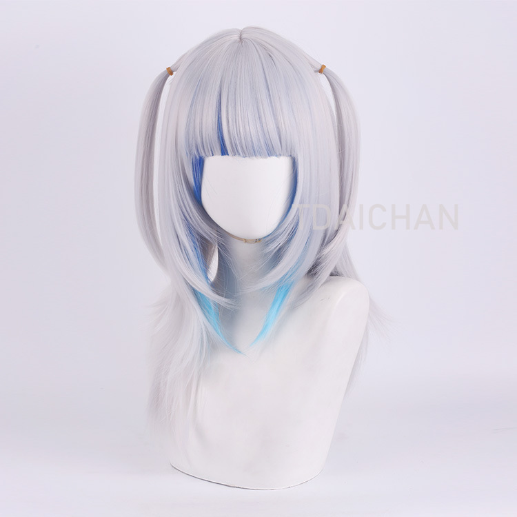 2025 가우르 구라 코스프레 가발 화이트 블루 그라데 - Virtual Gaming Accessories 리뷰 및 가격