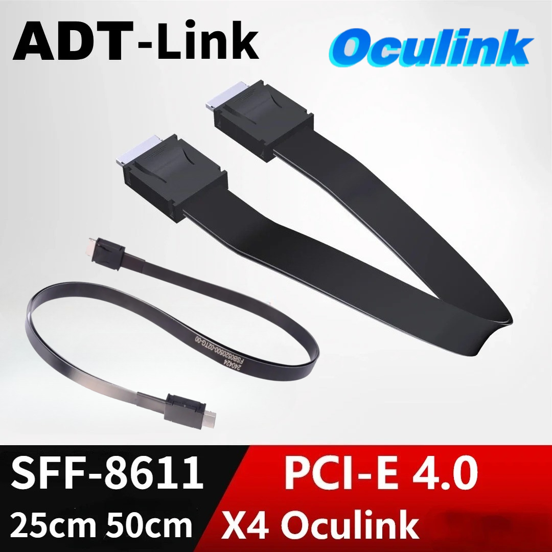 ADT PCI-E 4.0 X4 SFF-8611 수 FF - Pcie Extension Cable 리뷰 및 가격