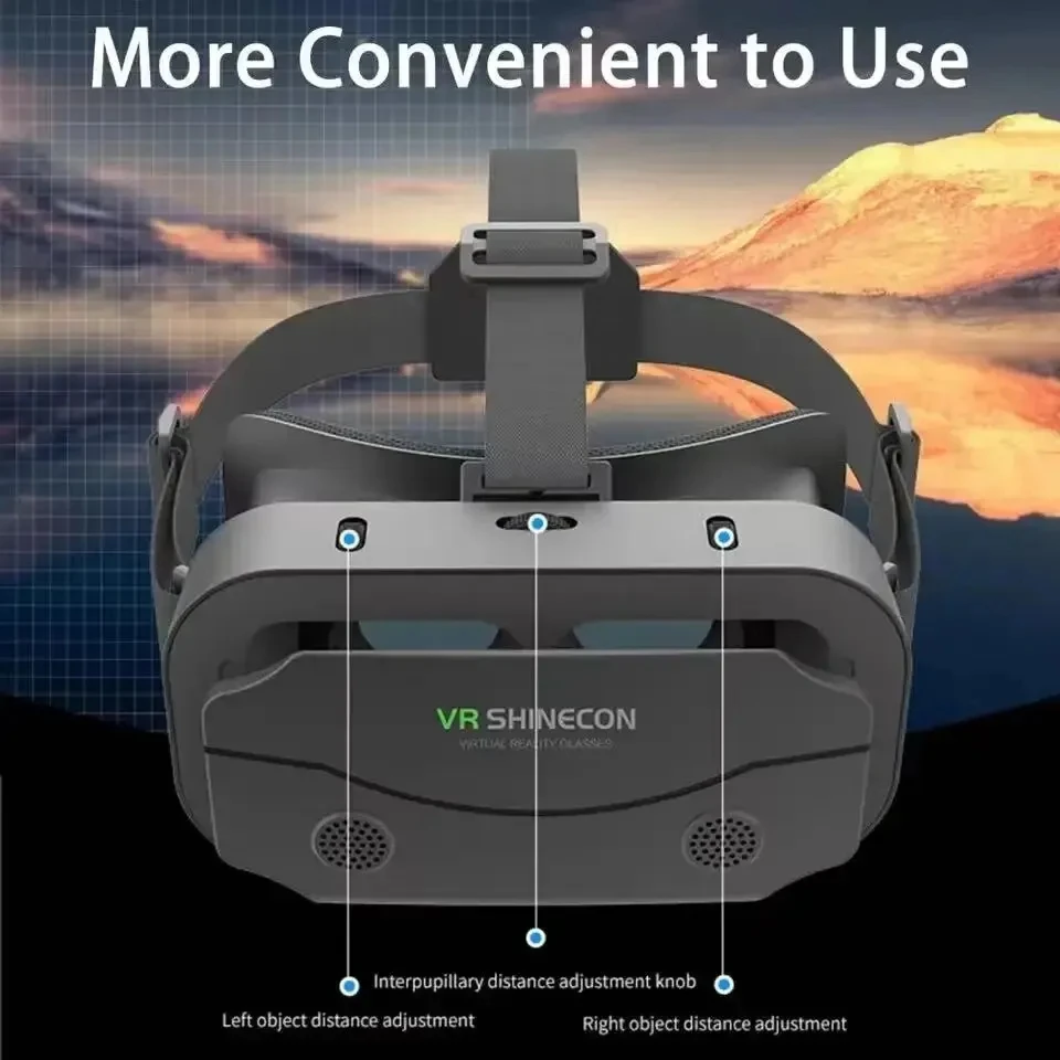 3D 가상 현실 VR 안경 헤드셋 장치 헬멧 렌즈 고글 - Virtual Gaming Accessories 리뷰 및 가격