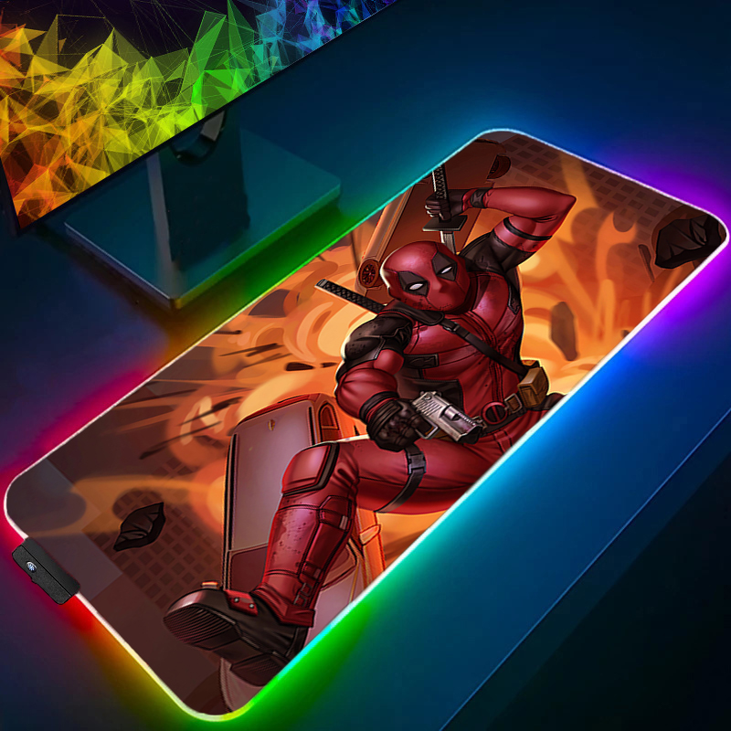 LED 마우스 패드 게임용 백라이트 락 엣지 애니메이션 - Gaming Accessories Gamer 리뷰 및 가격