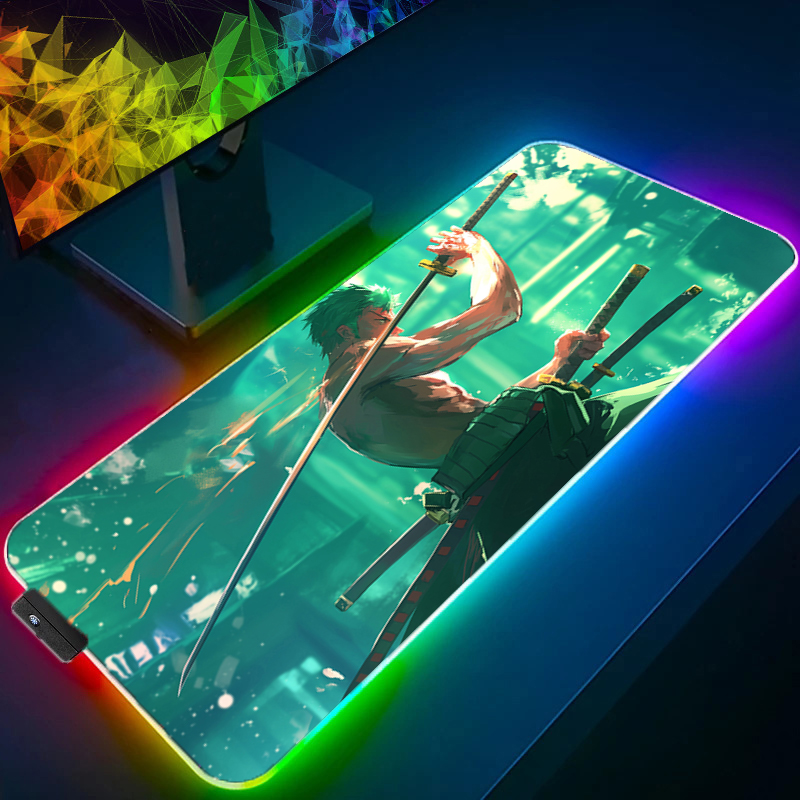 원피스 조로 마우스 패드 RGB 게임 액세서리 Gabi - Gaming Accessories Gamer 리뷰 및 가격