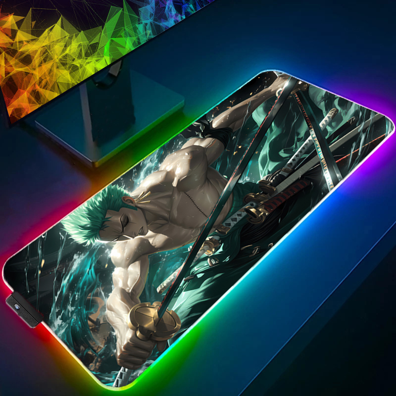 원피스 조로 마우스 패드 RGB 게임 액세서리 Gabi - Gaming Accessories Gamer 리뷰 및 가격