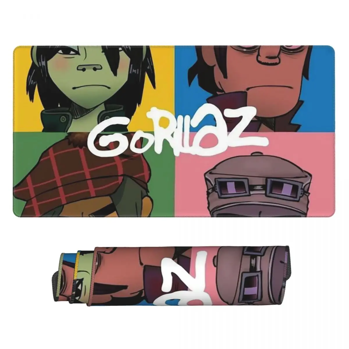 대형 마우스 패드 Gorillaz 가상 밴드 음악 게이 - Virtual Gaming Accessories 리뷰 및 가격
