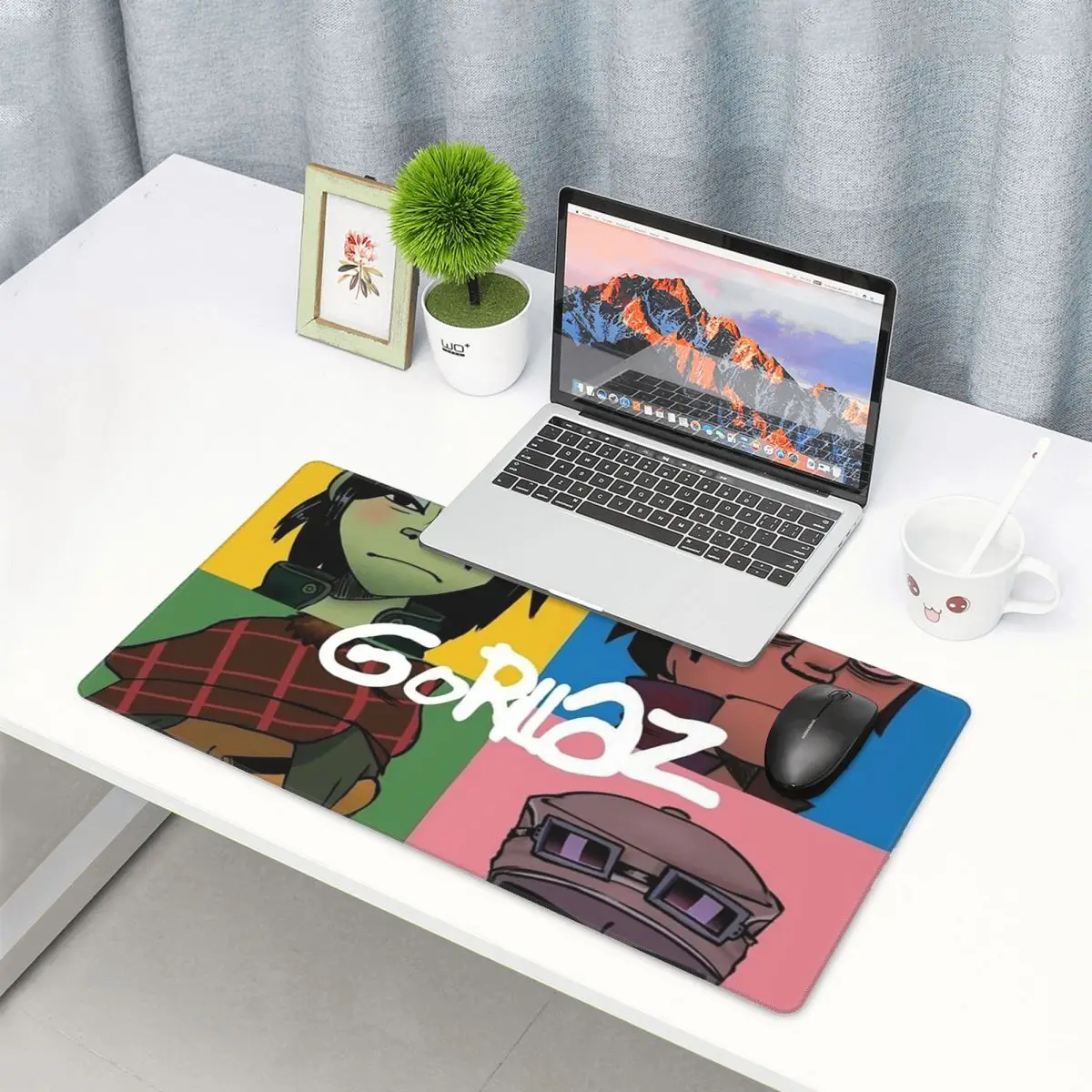 대형 마우스 패드 Gorillaz 가상 밴드 음악 게이 - Virtual Gaming Accessories 리뷰 및 가격