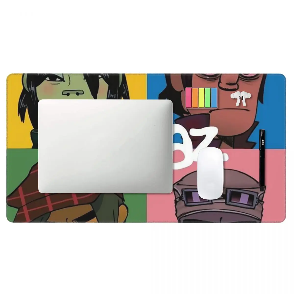 대형 마우스 패드 Gorillaz 가상 밴드 음악 게이 - Virtual Gaming Accessories 리뷰 및 가격