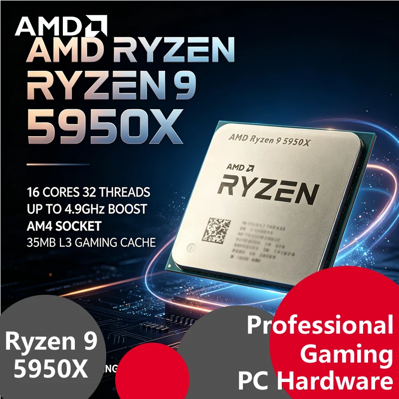 AMD 라이젠 9 5950X Zen3 AM4 트레이 C - Amd Cpu Ryzen 9 리뷰 및 가격