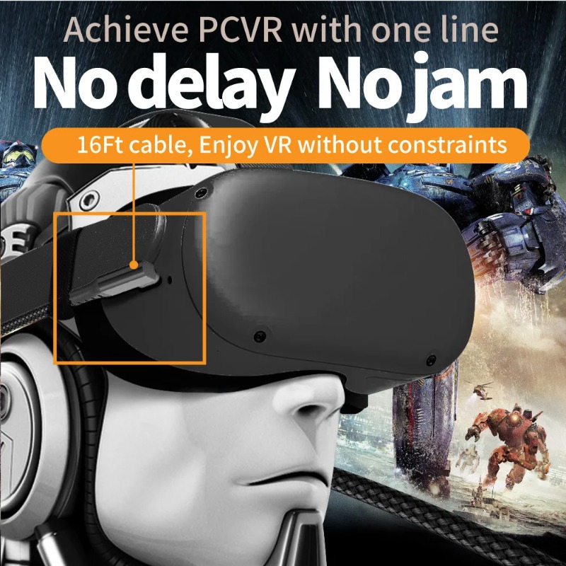 가상 현실 VR 안경 케이블 USB A-Oculus Q - Virtual Gaming Accessories 리뷰 및 가격