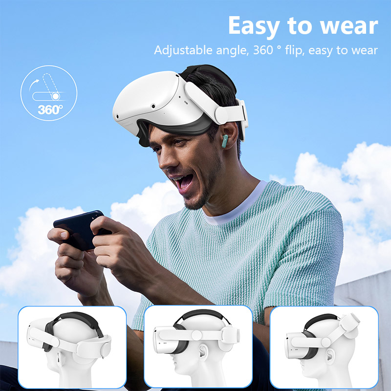 Oculus Quest 2 액세서리와 호환 향상된 편안 - Virtual Gaming Accessories 리뷰 및 가격