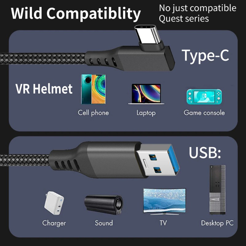 가상 현실 VR 안경 케이블 USB A-Oculus Q - Virtual Gaming Accessories 리뷰 및 가격