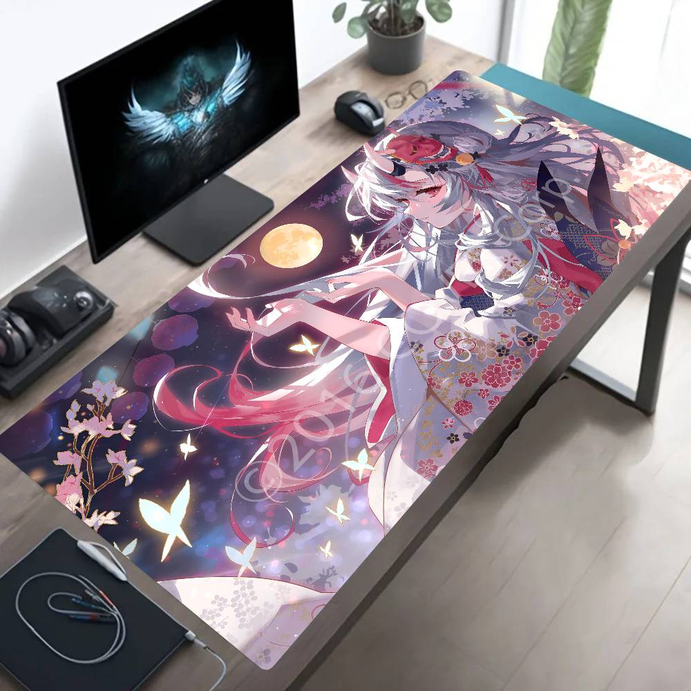 애니메이션 가상 소녀 나키리 아야메 마우스 패드 대형  - Virtual Gaming Accessories 리뷰 및 가격